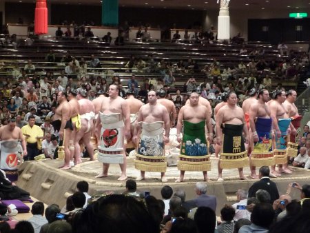 化粧廻し披露？