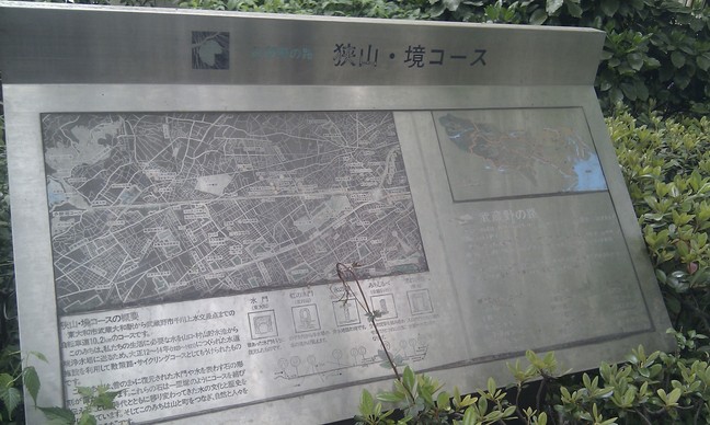 自転車道の案内図