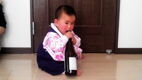 娘もテンションマックスです