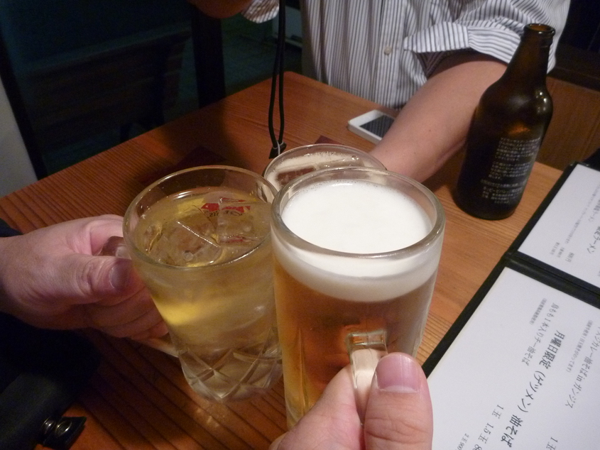 とりあえず乾杯〜