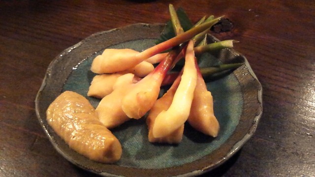 谷中生姜は塩をつけるのも好きですが味噌もいいよね。