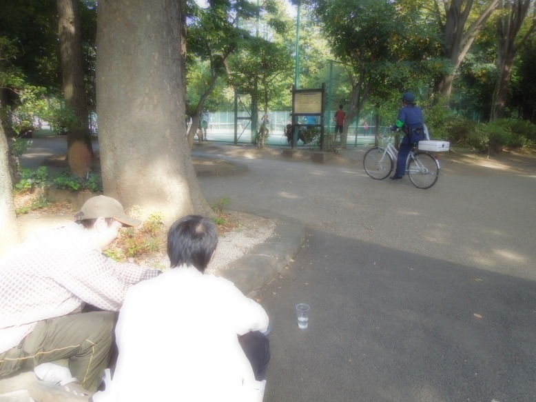 ベーコンエッグ調理なう(2)