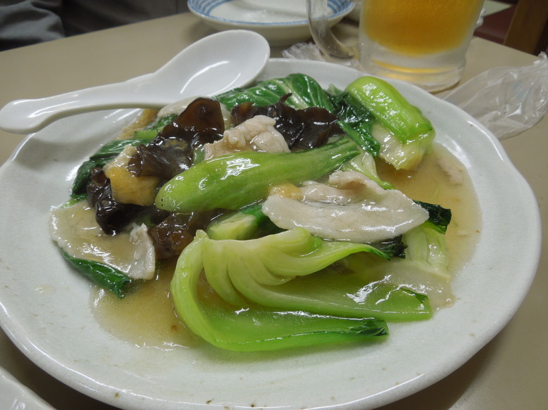 チンゲン菜炒め