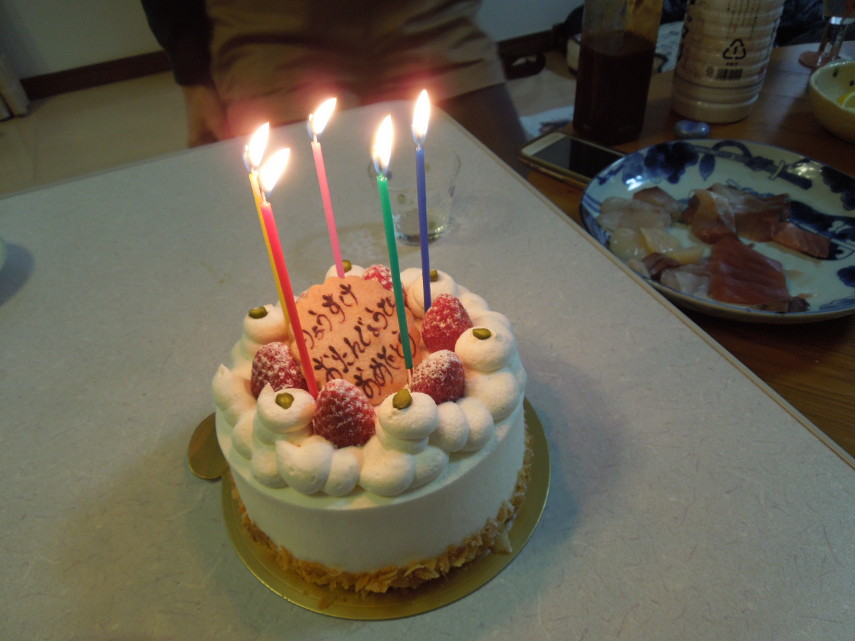 ケーキもらいました♪