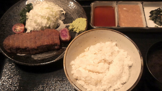 牛かつセット