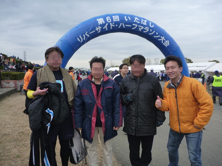 完走後のオッサン達記念撮影