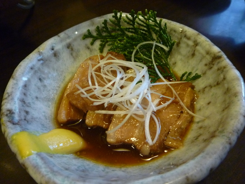 お昼の煮豚
