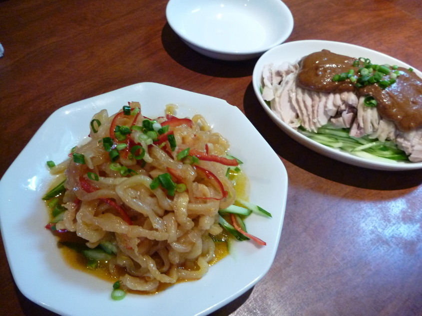 バンバンジーとクラゲサラダ P1000902