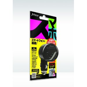 J-Force Bluetooth FMトランスミッター ブラック JF-BTFM2K