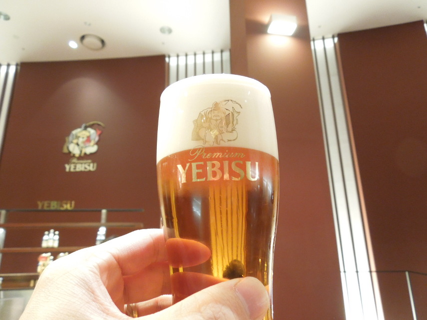 エビスビール2種類飲み比べられます。 DSCN6255
