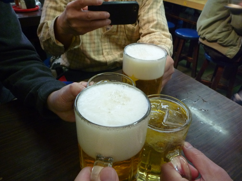 ビールで乾杯! P1010451