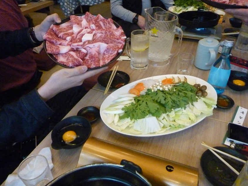 すき焼き来た P1010531
