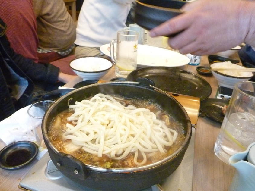 締めはうどん P1010545