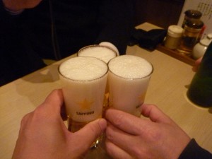 乾杯ビール