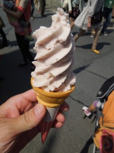 桜ソフトクリーム