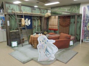 駅にある「あの花」巡礼地